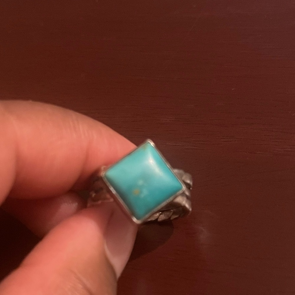 Genuine Turquoise ring. - Picture 3 of 4